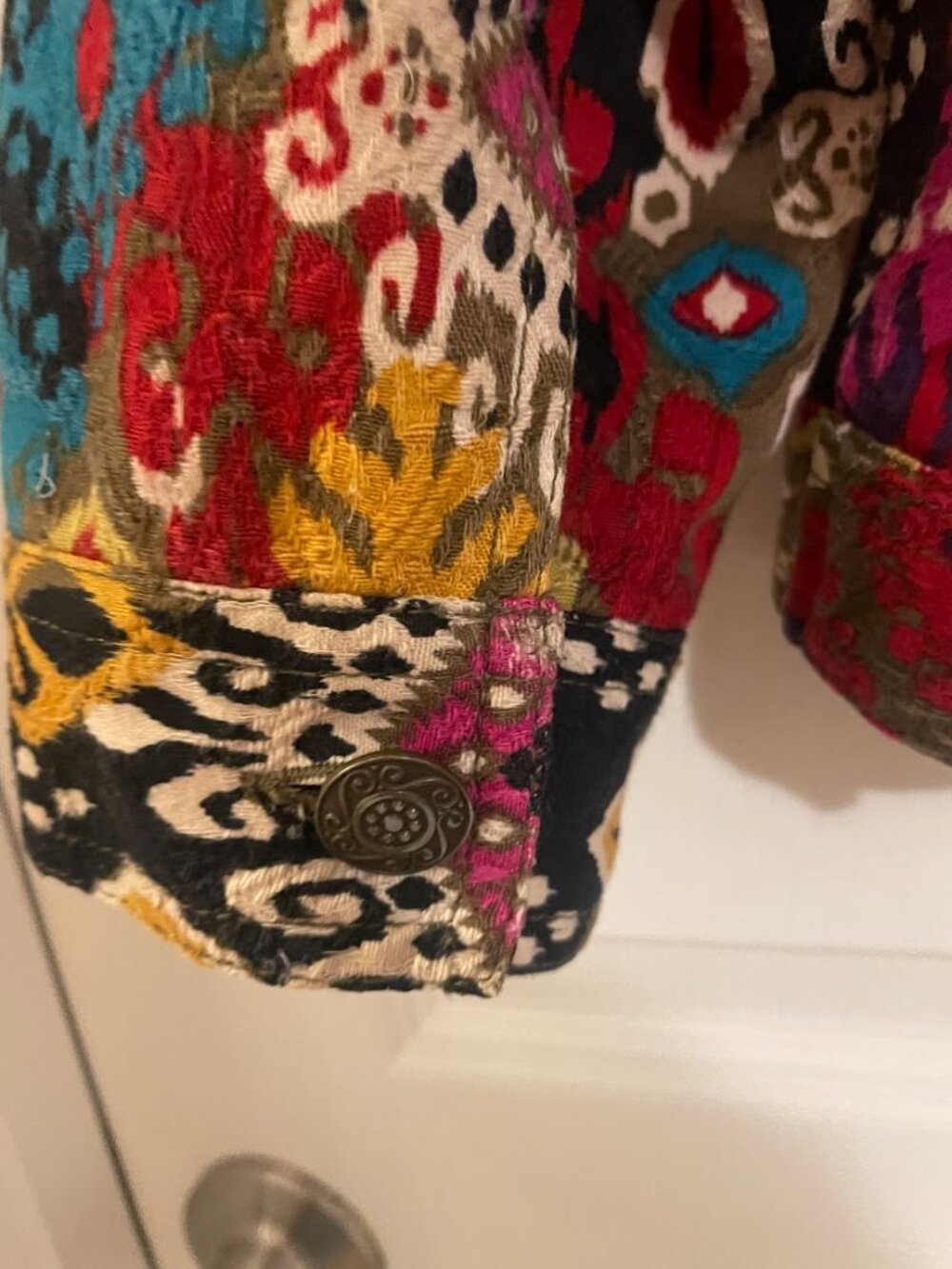 Ruby Rd Bright Colored Button Up Jacket - Picture 7 of 7